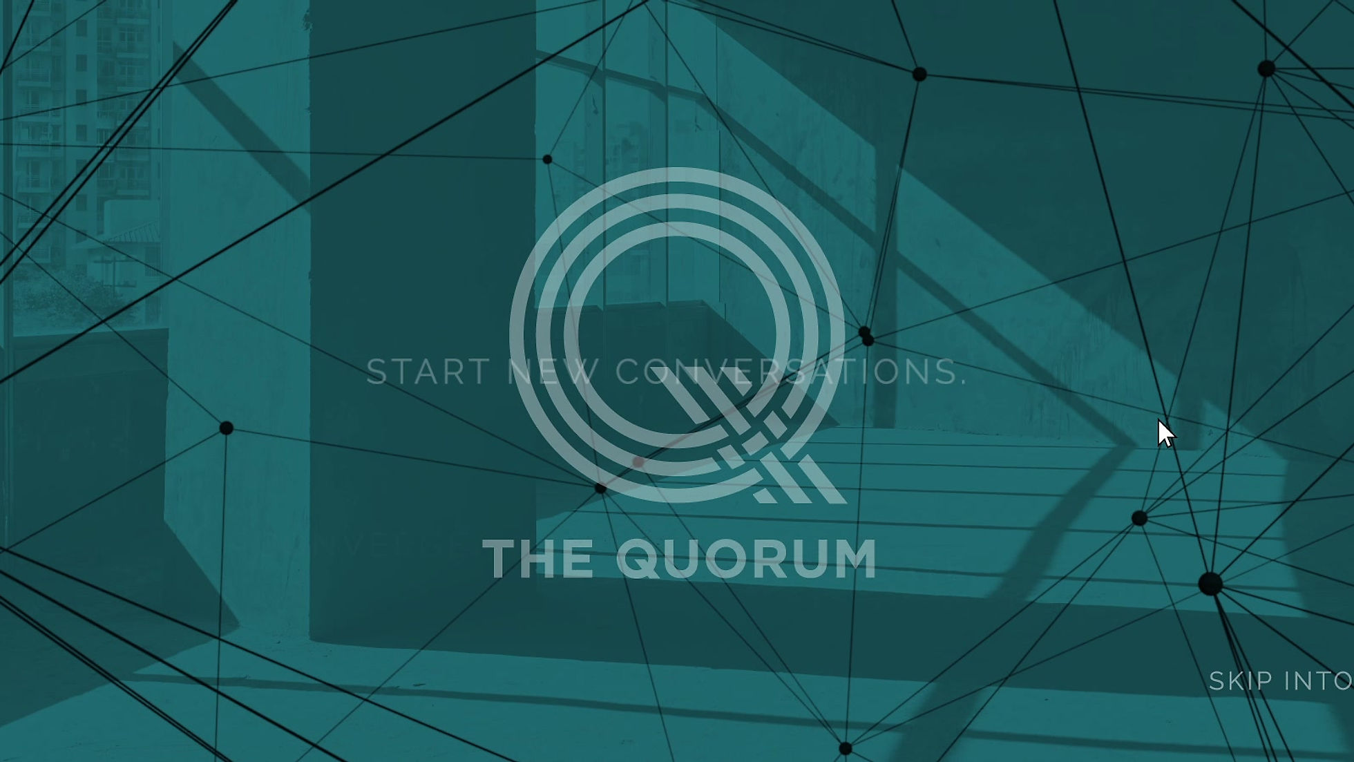 The Quorum Website mock